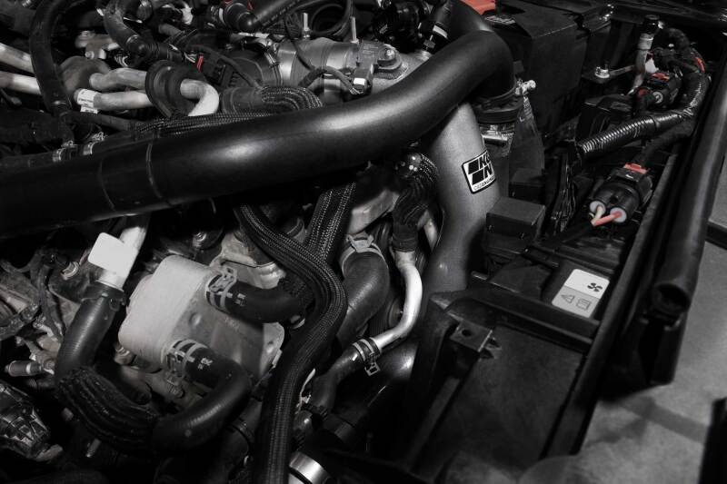 K&N Engineering K&N 2023 Ford Bronco Raptor 3.0L V6 Aluminum Charge Pipe Kit - Gunmetal Gray 77-1020KC 77-1020KC Photo - Mounted