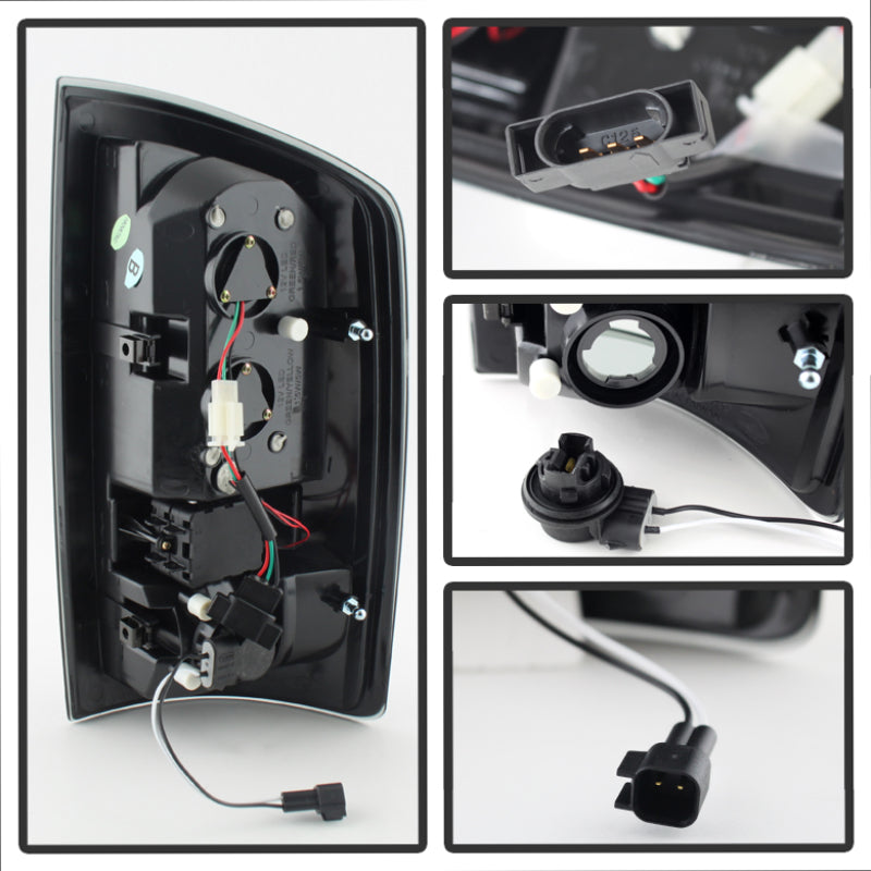 Spyder Dodge Ram 07-08 1500/Ram 07-09 2500/3500 LED Tail Lights Black Smoke ALT-YD-DRAM06-LED-BSM 5078117 5078117 User 1