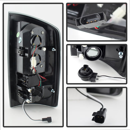 Spyder Dodge Ram 07-08 1500/Ram 07-09 2500/3500 LED Tail Lights Black Smoke ALT-YD-DRAM06-LED-BSM 5078117 5078117 User 1
