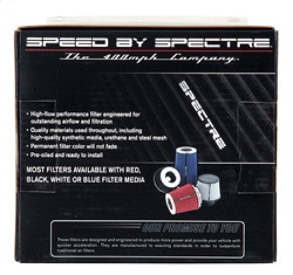 Spectre Adjustable Conical Air Filter 5-1/2in. Tall (Fits 3in. / 3-1/2in. / 4in. Tubes) - Black 8131 8131 Photo - in package