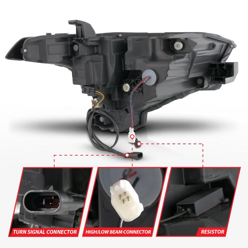 ANZO 22-24 Toyota Tundra (w/Factory LED Refl.) Z-Series Full LED Proj Headlights - Pass. Side ONLY 111599X-R 111599X-R User 1