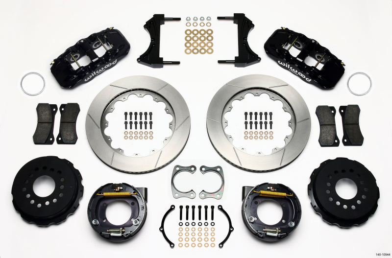 Wilwood AERO4 Rear P-Brake Kit 14.00in Big Ford  2.36in Offset 140-10944 140-10944 Photo - Primary