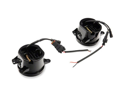 Raxiom 07-18 Jeep Wrangler JK Axial Series 4-In LED Fog Lights w/ RGB Halo J143371 J143371 Photo - Close Up
