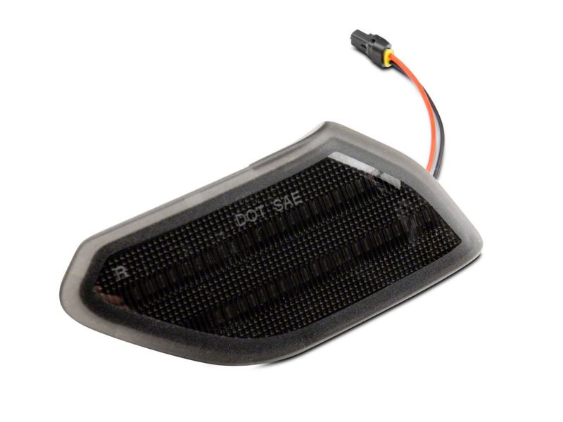 Raxiom 18-23 Jeep Wrangler JL Axial Series LED Fender Flare Marker Lights- Smoked J134143-JL J134143-JL Photo - Close Up