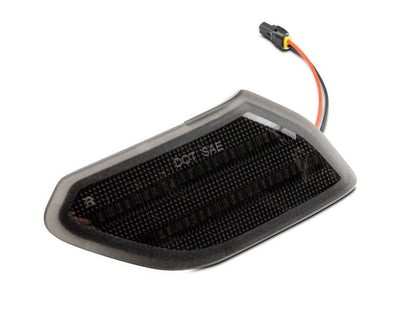 Raxiom 18-23 Jeep Wrangler JL Axial Series LED Fender Flare Marker Lights- Smoked J134143-JL J134143-JL Photo - Close Up