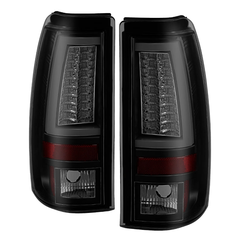 Spyder 03-06  Chevy Silverado (Does Not Fit Stepside) Version 2 LED Tail Lights - Black Smoke 5083272 5083272 Photo - Primary