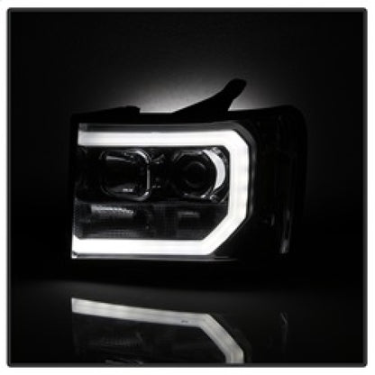 Spyder GMC Sierra 1500/2500/3500 07-13 V2 Projector Headlights - Smoke PRO-YD-GS07V2-LBDRL-SM 5083654 5083654 Photo - Unmounted