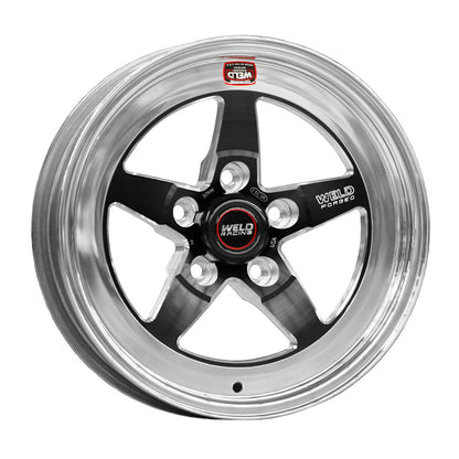 Weld Racing 15X15.33 S71 Blk Ctr 5X4.75 7.5 (-16mm O/S) Low 71LB-515B75A Photo - Primary