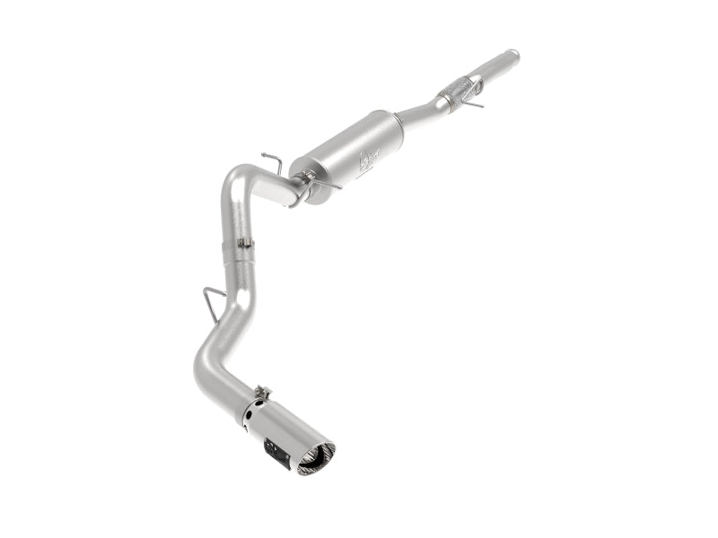 aFe Apollo GT Series 4in 409SS Cat Back Exh System Polished Tip 14-18GM Silverado 1500 V8-6.2L 49-44116-P 49-44116-P Photo - Primary