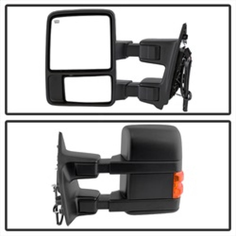 SPYDER Xtune Ford Superduty 08-15 L&R Extendable Power Heated Adjust Mirror Amber MIR-FDSD08S-PW-AM-SET 9935756 9935756 Photo - Unmounted