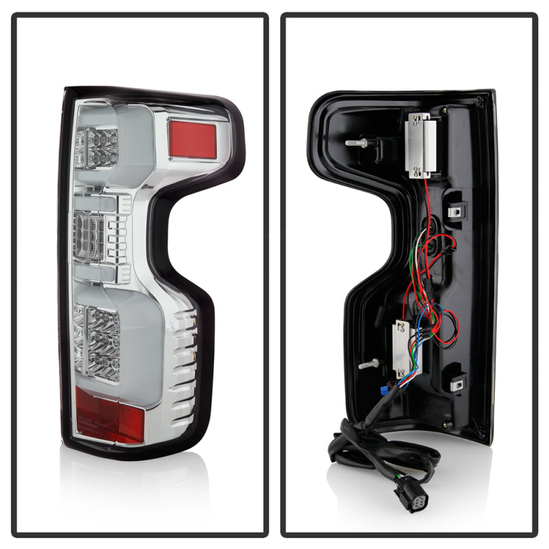 Spyder Chevy Silverado 19-20 LED Tail Light Chrome ALT-YD-CS19HAL-C 5087263 5087263 User 1