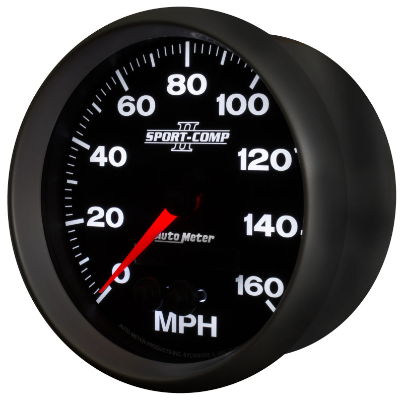 Autometer Sport-Comp II 5in 0-140MPH In-Dash Electronic GPS Programmable Speedometer 3681 3681 User 3