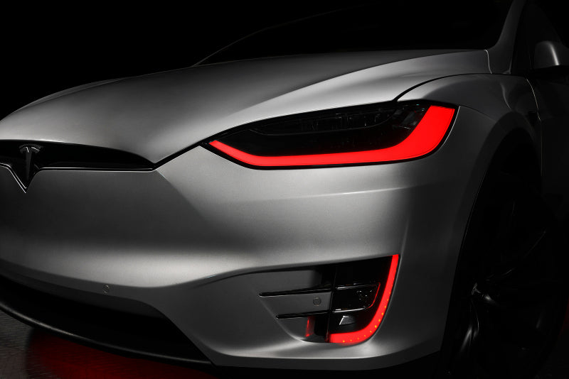 ORACLE Lighting 16-21 Tesla Model X Dynamic ColorSHIFT Headlight & Fog Light DRL Upgrade Kit 1467-332 1467-332 Photo - Mounted