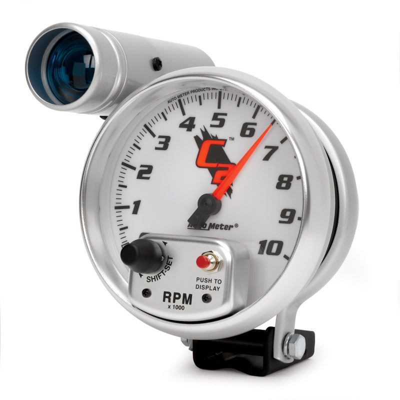 Autometer Gauge, Tachometer, 5", 10K Rpm, Pedestal W/ Ext. Shift-Lite, C2 7299 User 2