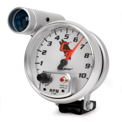 Autometer Gauge, Tachometer, 5", 10K Rpm, Pedestal W/ Ext. Shift-Lite, C2 7299 User 2