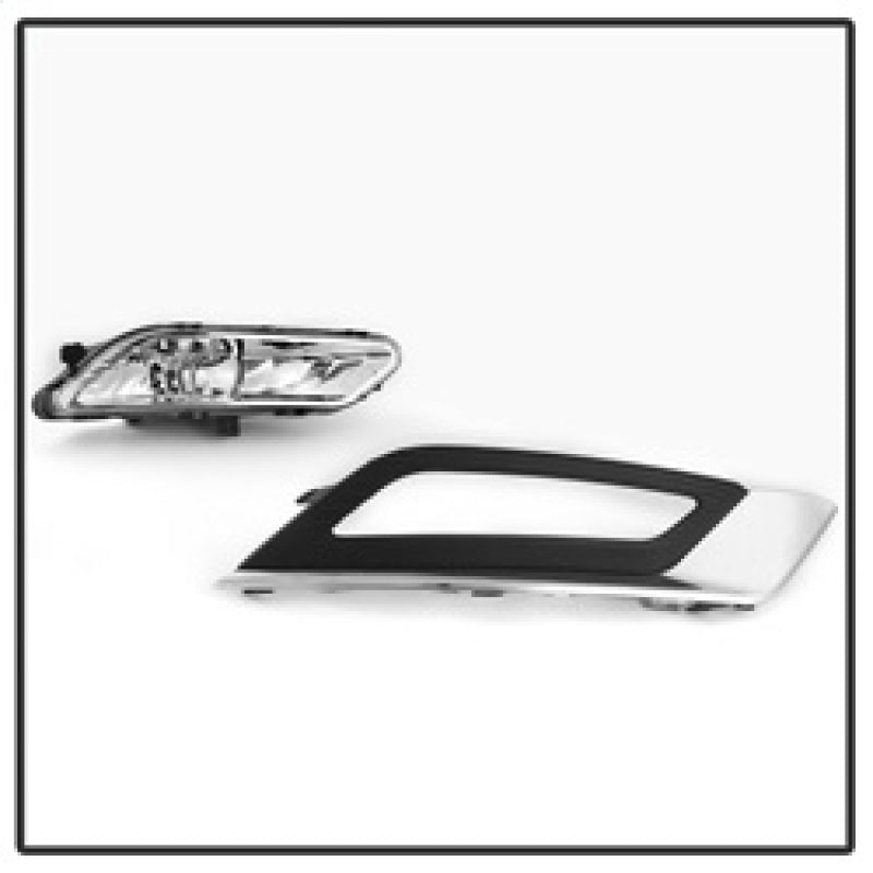 Spyder 17-18 Ford Fusion OEM Fog Lights w/ Switch & Cover - Clear (FL-FFUS17-C) 5085405 5085405 Photo - Unmounted