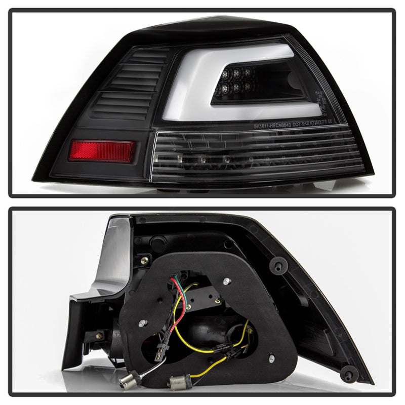 Spyder 08-09 Pontiac G8 Version 2 Light Bar LED Tail Lights - Black - ALT-YD-PG808V2-LB-BK 5086068 5086068 Photo - Unmounted