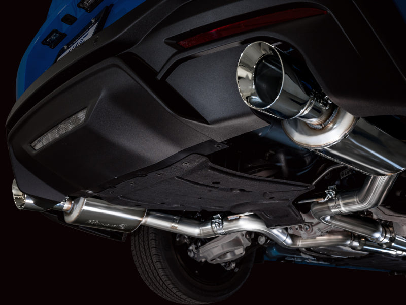 AWE Tuning AWE 2024 Ford Mustang GT Fastback S650 RWD Touring Catback Exhaust w/ Dual Chrome Silver Tips 3015-32650 3015-32650 Photo - Mounted