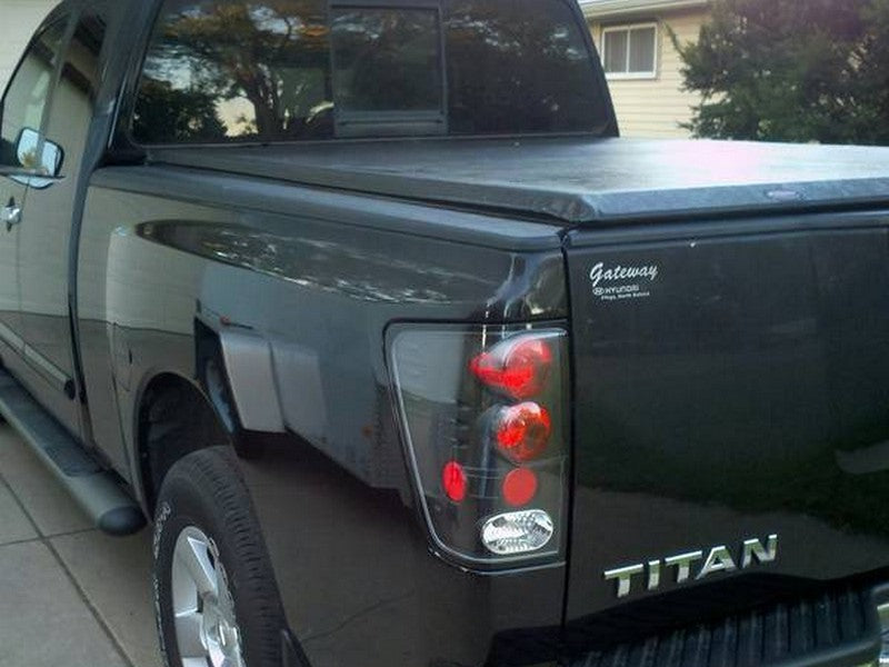 Spyder Nissan Titan 04-14 Euro Style Tail Lights Black ALT-YD-NTI04-BK 5007025 5007025 User 1
