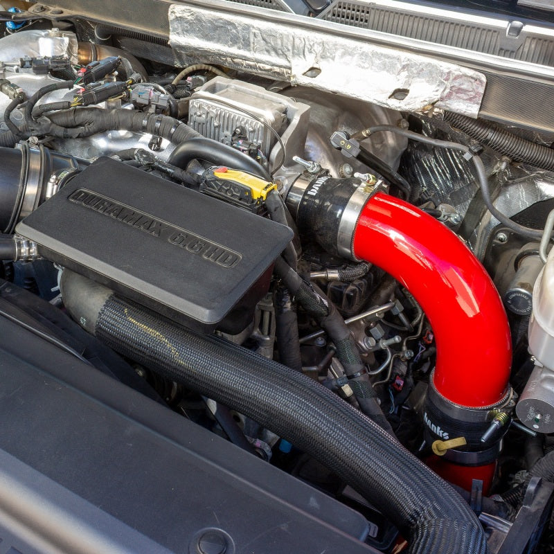 Banks Power 17-19 Chevy/GMC 2500HD/3500HD Diesel 6.6L Boost Tube Upgrade Kit - Red 25999 25999 Photo - Mounted