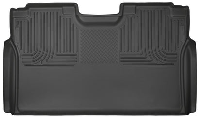 Husky Liners 15 Ford F-150 SuperCrew Cab WeatherBeater Black 2nd Seat Floor Liner 19371 Photo - Primary