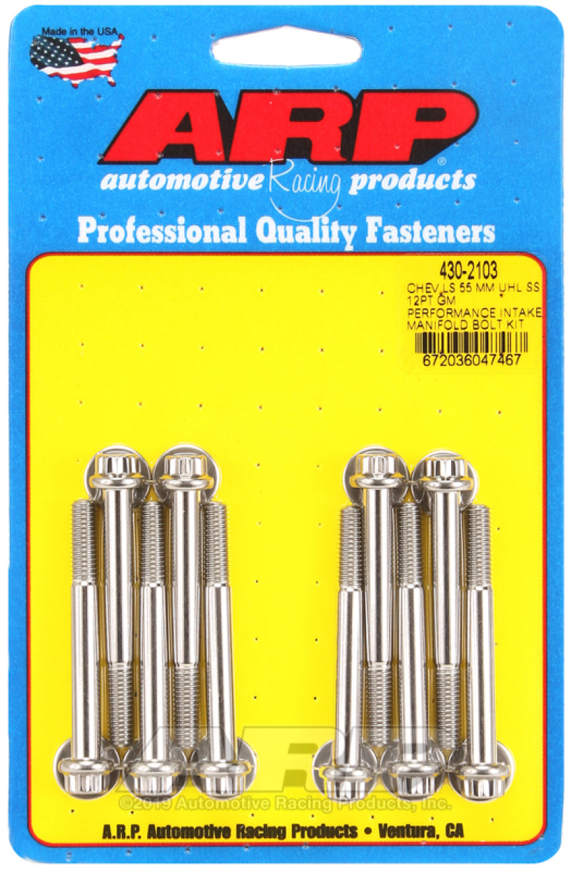 ARP Chevy LS 55mm UHL 12pt GM Performance Intake Manifold Bolt Kit 430-2103 Photo - Primary