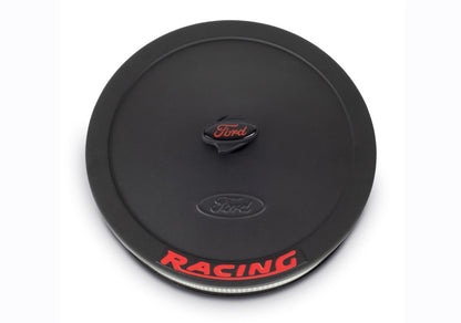 Ford Racing Air Cleaner Kit - Black Crinkle Finish w/ Red Emblem 302-352 302-352 Photo - Unmounted
