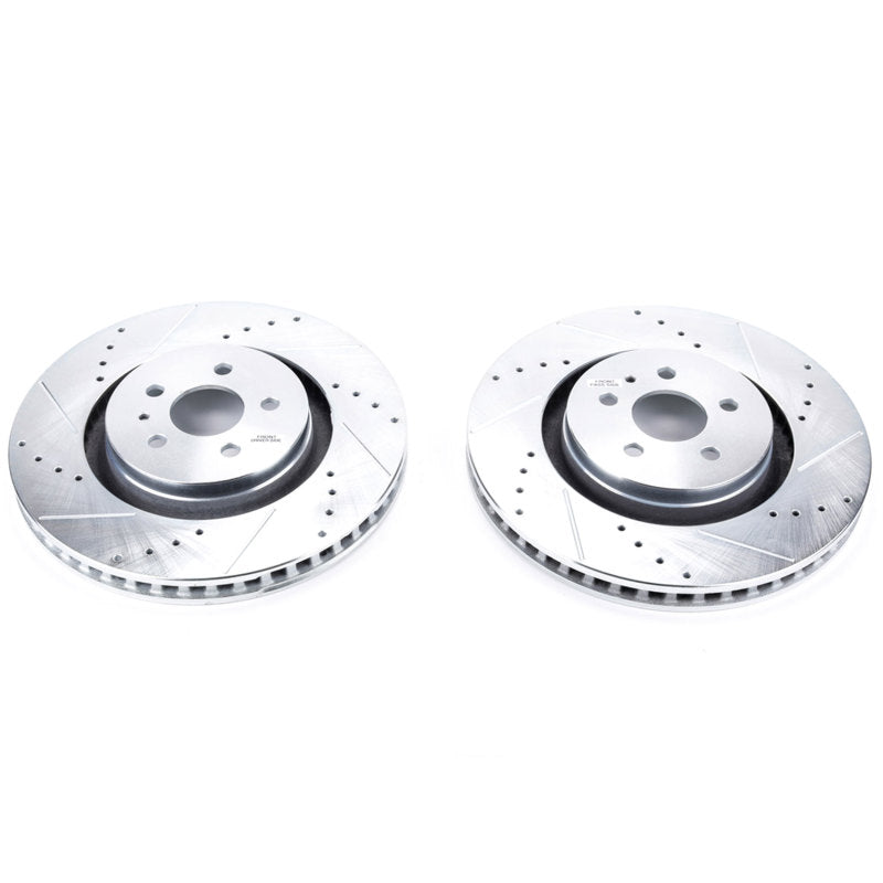 PowerStop Power Stop 19-22 Lincoln Nautilus Rear Drilled & Slotted Rotor (Pair) AR85201XPR