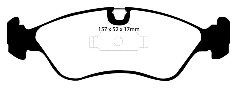 EBC 91-95 Opel Astra 2.0 Redstuff Front Brake Pads DP3760C DP3760C Photo - in package