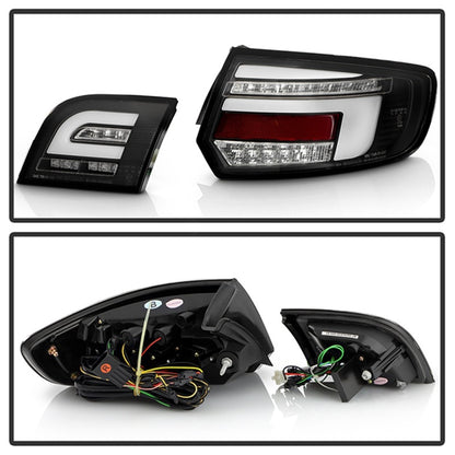 SPYDER 03-08 Audi A3 Full LED Tail Lights - Black (ALT-YD-AA303-LED-BK) 5089076 5089076 Photo - Unmounted