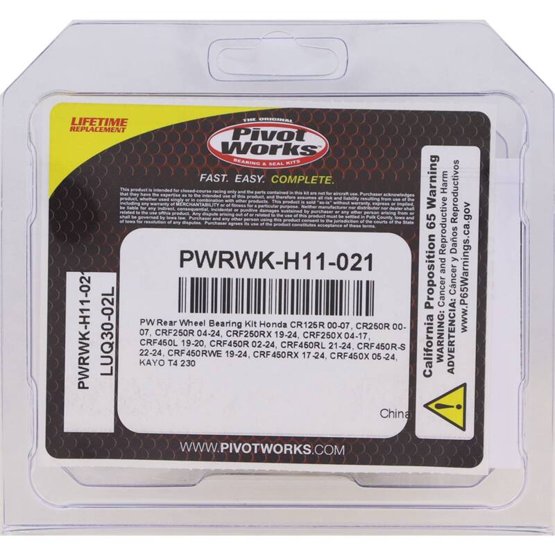 Pivot Works Cr/F Rw Brng Kt 00-07 PWRWK-H11-021 PWRWK-H11-021 Photo - Primary