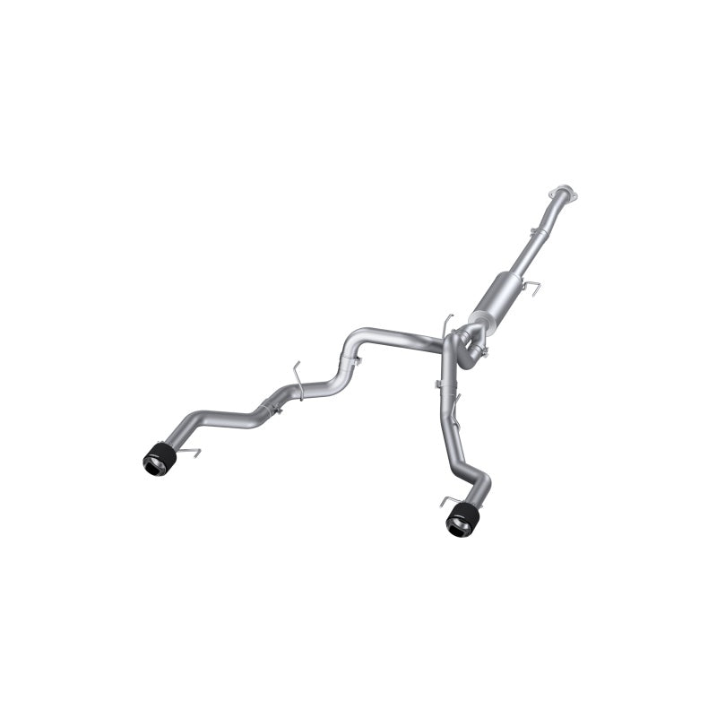 MBRP 22-23 Ford F150 T304 5in OD Carbon Fiber Tip Dual Rear Exit 3in Cat Back Exhaust S52683CF S52683CF Photo - Primary