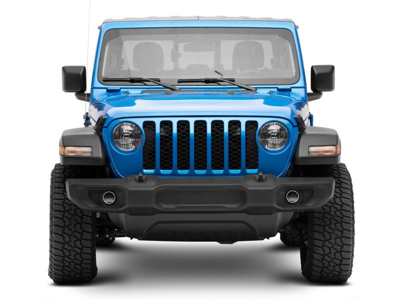Raxiom 07-23 Jeep Wrangler JK & JL 20-23 Jeep Gladiator JT Axial Series LED Fog Lights w/ Halo J142669 J142669 Photo - Close Up
