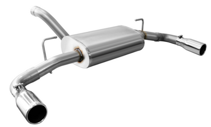 Corsa Performance Corsa 18+ Jeep Wrangler JL 2.5in Dual Rear Exit Polished Tips Sport Ax 21014 Photo - Primary