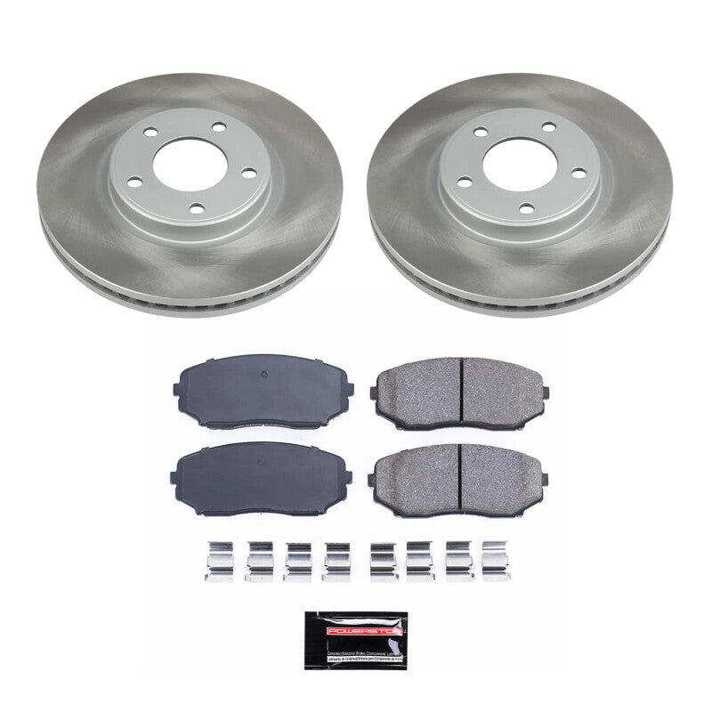 PowerStop Power Stop 07-08 Lincoln MKX Front Semi-Coated Rotor Kit SC3071 SC3071 Photo - Primary