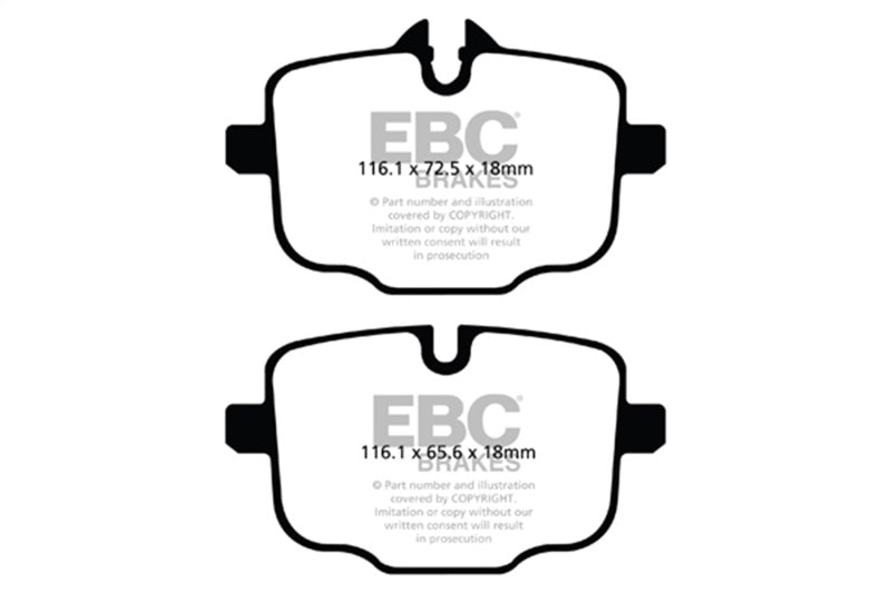 EBC 17+ BMW 530 2.0L Turbo (G30) Ultimax Rear Brake Pads UD1469 UD1469 Photo - Primary