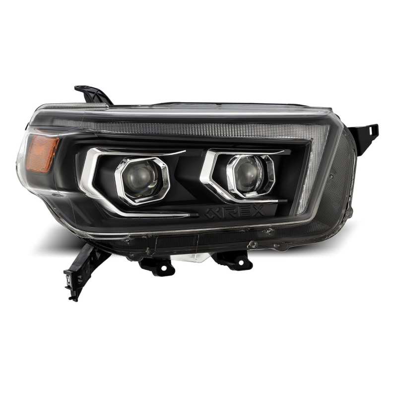 AlphaRex 10-13 Toyota 4Runner PRO-Series Projector Headlights Plank Style Black w/Seq Signal/DRL 880755 880755 User 2