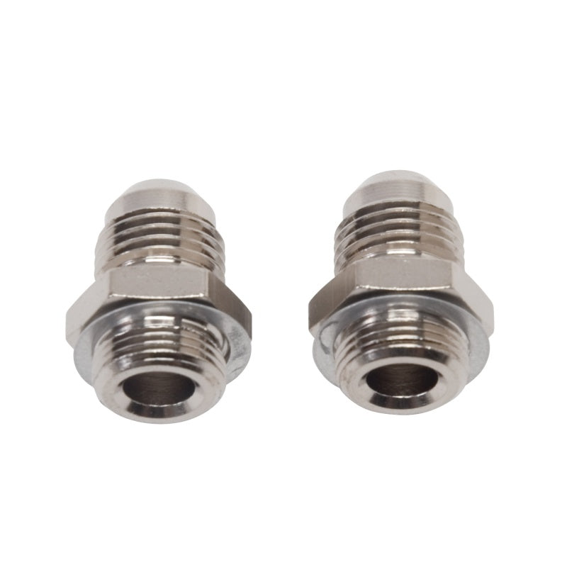 Russell -6 AN Holley Single Feed Carb Adapter Fitting (Endura Finish) 640201 Photo - Primary