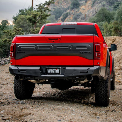 Westin 17-20 Ford F-150 Raptor Pro-Series Rear Bumper - Textured Black 58-421145 58-421145 Photo - Mounted