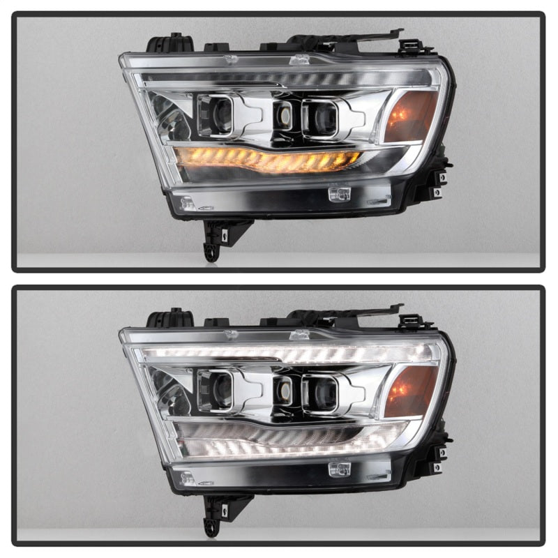 Spyder Dodge Ram 19-20 Halogen Model Projector Headlights Chrome PRO-YD-DR19HALSI-SEQ-C 5087409 5087409 Photo - Unmounted