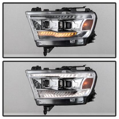 Spyder Dodge Ram 19-20 Halogen Model Projector Headlights Chrome PRO-YD-DR19HALSI-SEQ-C 5087409 5087409 Photo - Unmounted