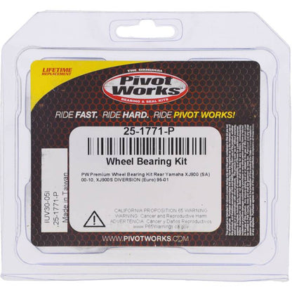 Pivot Works Yamaha Wheel Bearing Kit Premium Bearings 25-1771-P 25-1771-P Photo - Primary