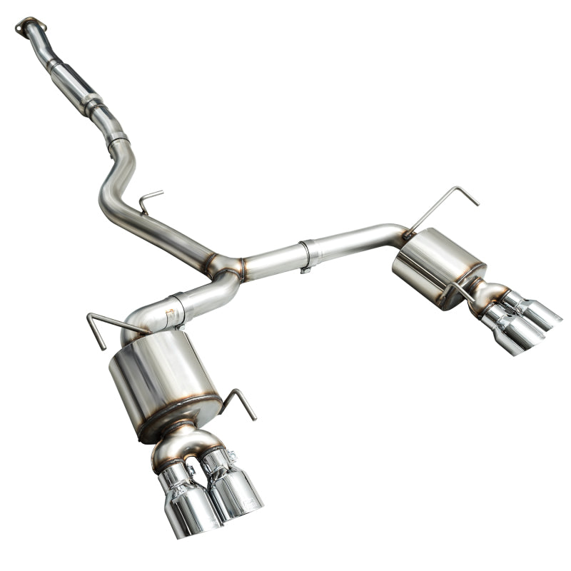 AWE Tuning 2015+ Subaru WRX VA Sedan Touring Edition Exhaust - Chrome Silver Tips (102mm) 3015-42098 3015-42098 Photo - out of package