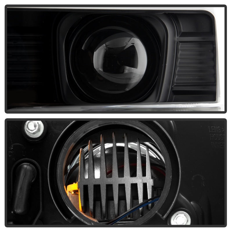 Spyder Ford F-250/350/450 08-10 V2 High-Power LED Headlights-Switch Back-Black PRO-YD-FS08PL-SBLB-BK 5087751 5087751 Photo - Unmounted