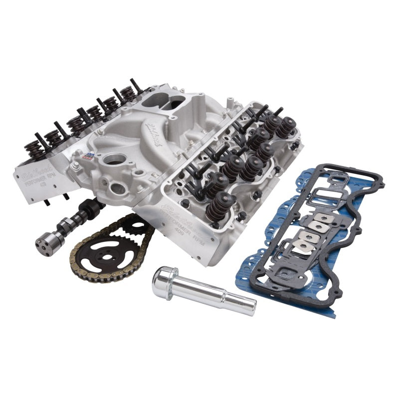Edelbrock Power Package Top End Kit Performer RPM 348-409 BB Chevy W-Series V8 450+ Hp 2039 2039 Photo - Unmounted