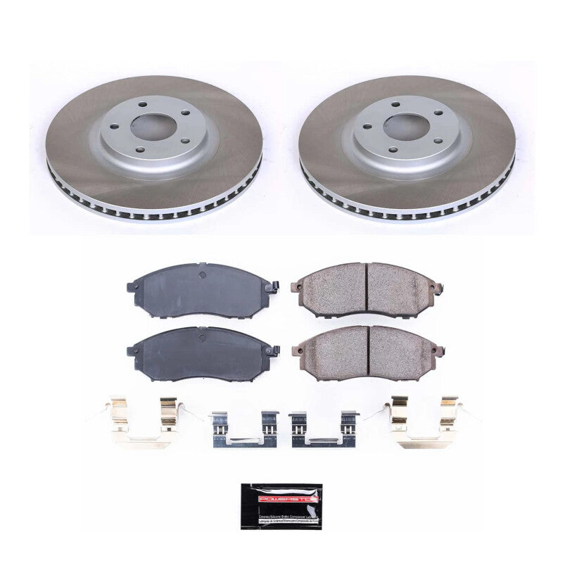PowerStop Power Stop 11-14 Nissan Murano Front Semi-Coated Rotor Kit SC5263 SC5263 Photo - Primary