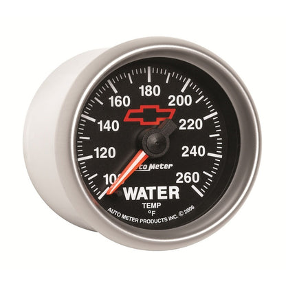 Autometer 2-1/16" Water Temperature, 100-260 °F, Stepper Motor, Bowtie, Gm Black 3655-00406 User 3