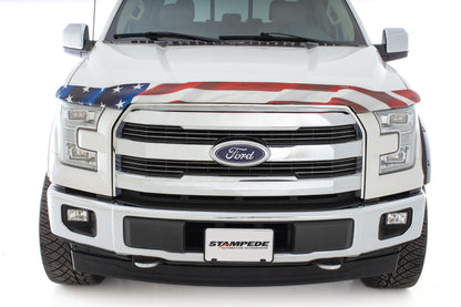 Stampede 2008-2010 Ford F-250 Super Duty Vigilante Premium Hood Protector - Flag 2145-41 2145-41 Photo - Mounted
