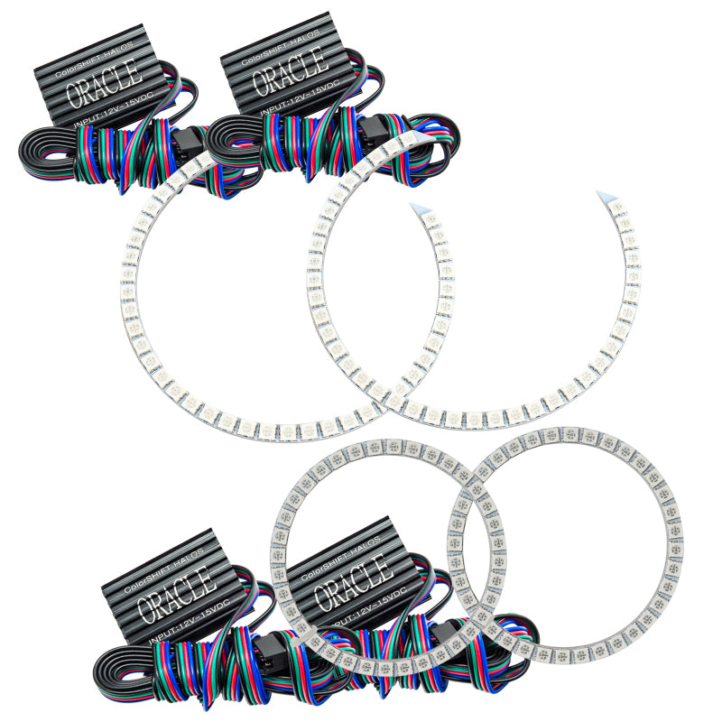 ORACLE Lighting Oracle Mercedes Benz C-Class 08-11 Halo Kit - ColorSHIFT w/o Controller 2291-334 2291-334 Photo - out of package
