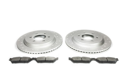 Alcon 2017+ Gen 2 Ford Raptor/F-150 Rear Pads and Rotors Upgrade Kit (Use with Stock Calipers) BKR3430X1227 BKR3430X1227 Photo - Primary